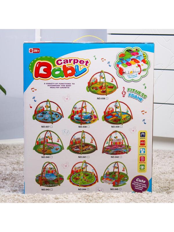 Развивающий коврик «Сказочные птицы», с пианино, р -р 85х85х0,5 см.