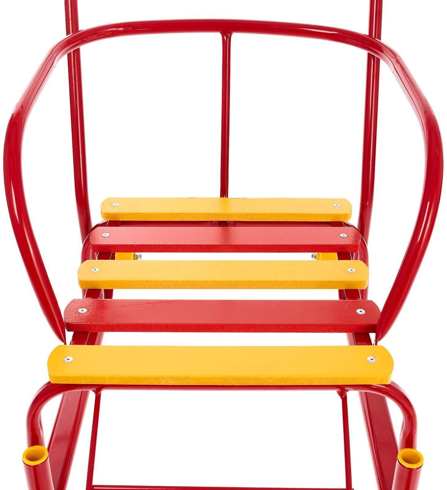 Санки «Тимка 3К», цвет красный