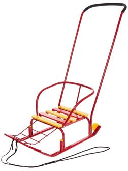 Санки «Тимка 3К», цвет красный