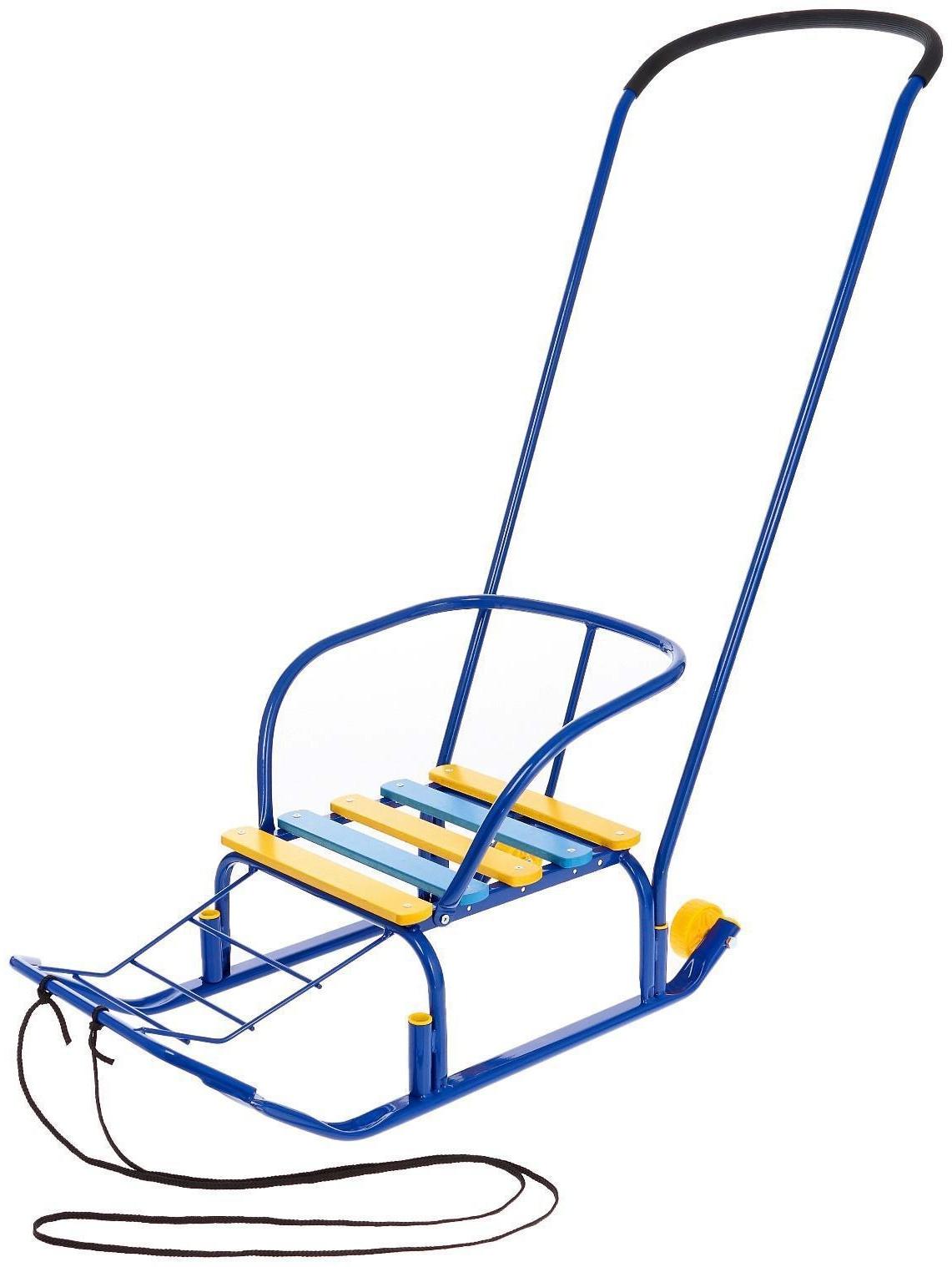 Санки «Тимка», цвет синий
