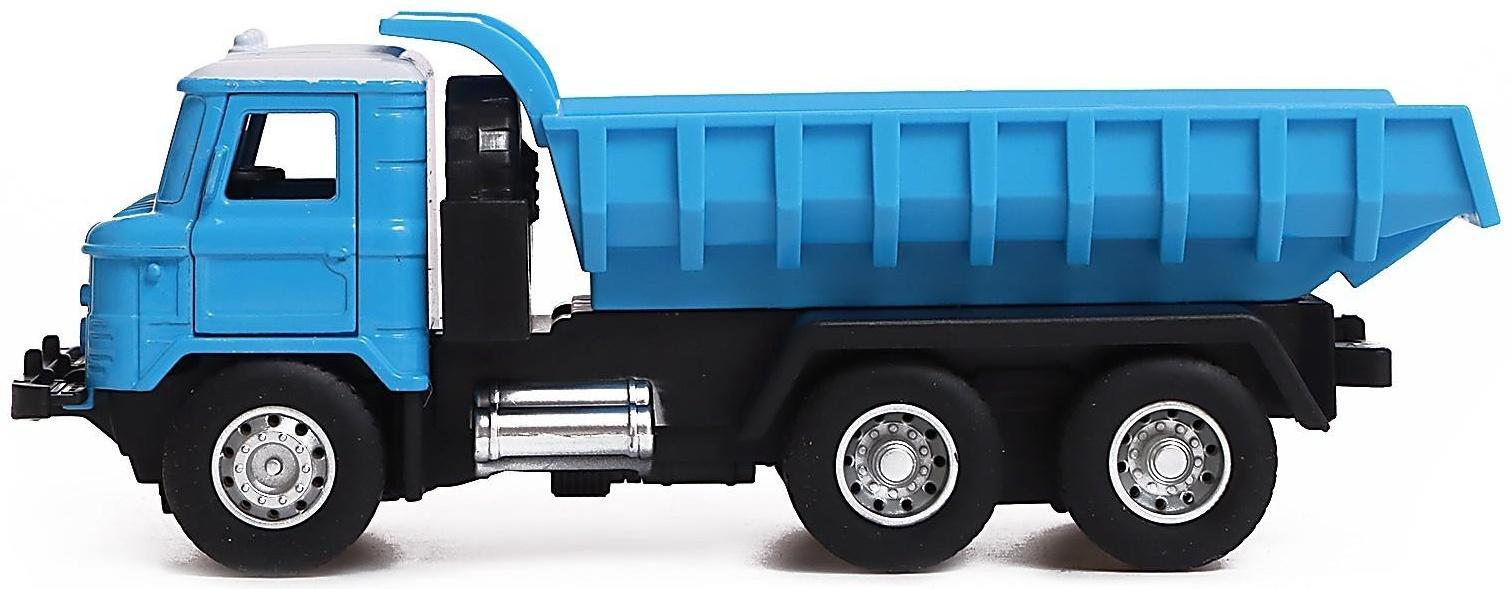 Грузовик металлический «Самосвал», инерционный, цвет синий