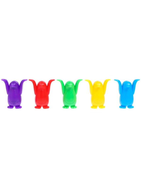 Настольная игра на ловкость «Давай хватай», 5 разноцветных пингвинов