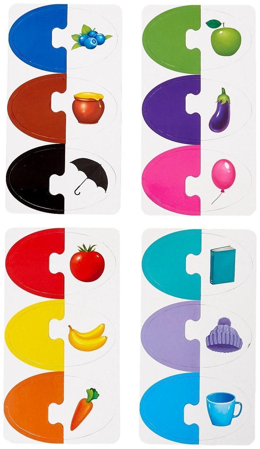 Парные пазлы IQ «Мамы и малыши», 24 детали