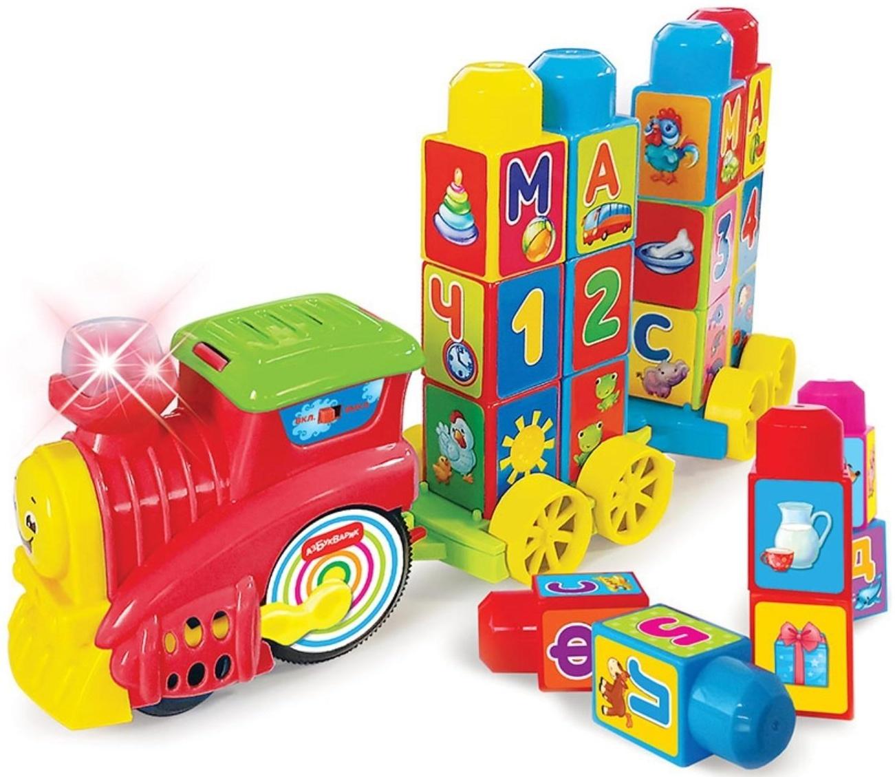 Игрушка музыкальная «Музыкальный поезд Буковка», цвета красный