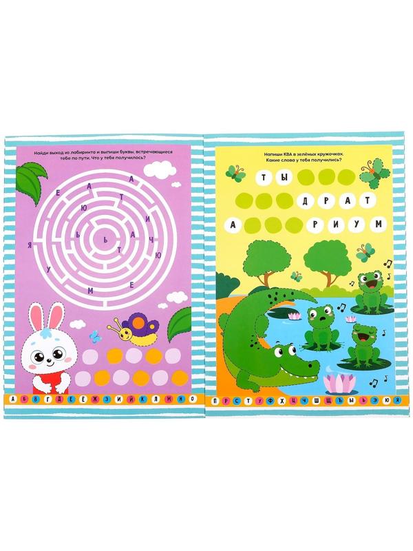 Обучающий набор многоразовых книг с маркерами в коробке «Пиши-стирай», 4 шт. по 12 стр. + 2 маркера