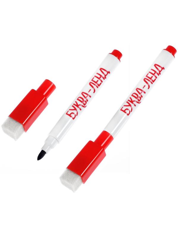 Обучающий набор многоразовых книг с маркерами в коробке «Пиши-стирай», 4 шт. по 12 стр. + 2 маркера