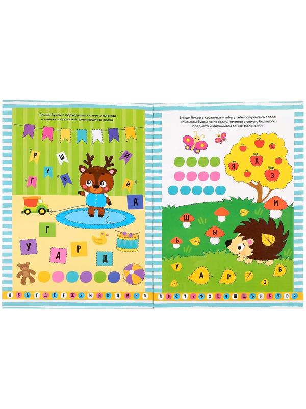 Обучающие книги с маркером «Пиши-стирай. Слова и буквы», 2 шт. по 12 стр.