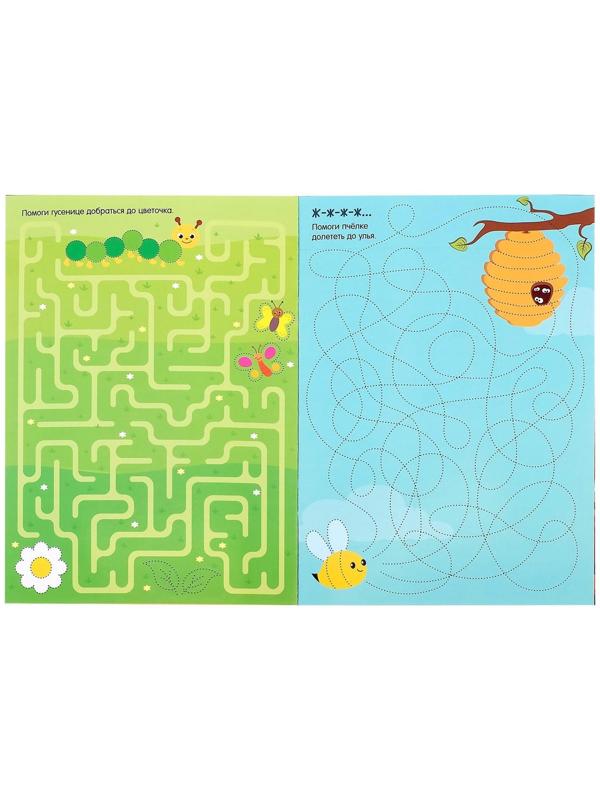 Многоразовая книжка с заданиями «Напиши и сотри. Лабиринты и путаницы», 12 стр.