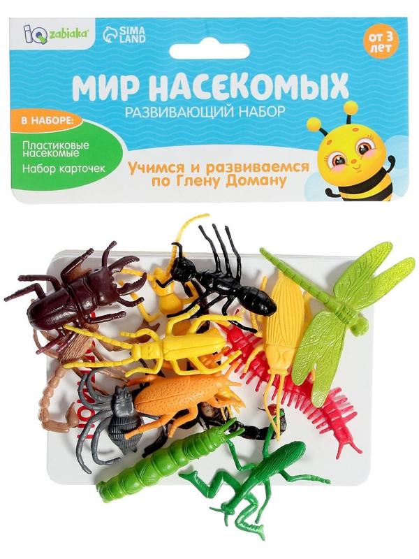 Развивающий набор с карточками «Мир насекомых», по методике Домана