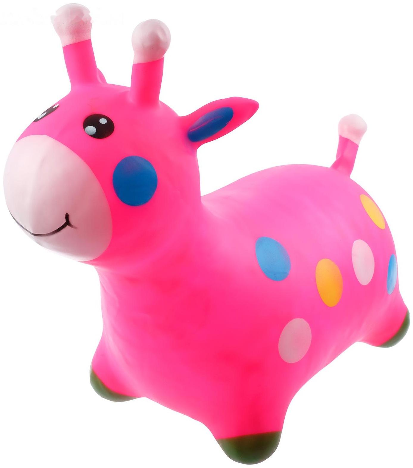 Попрыгун «Жираф», 65 х 26 х 53 см, цвета МИКС
