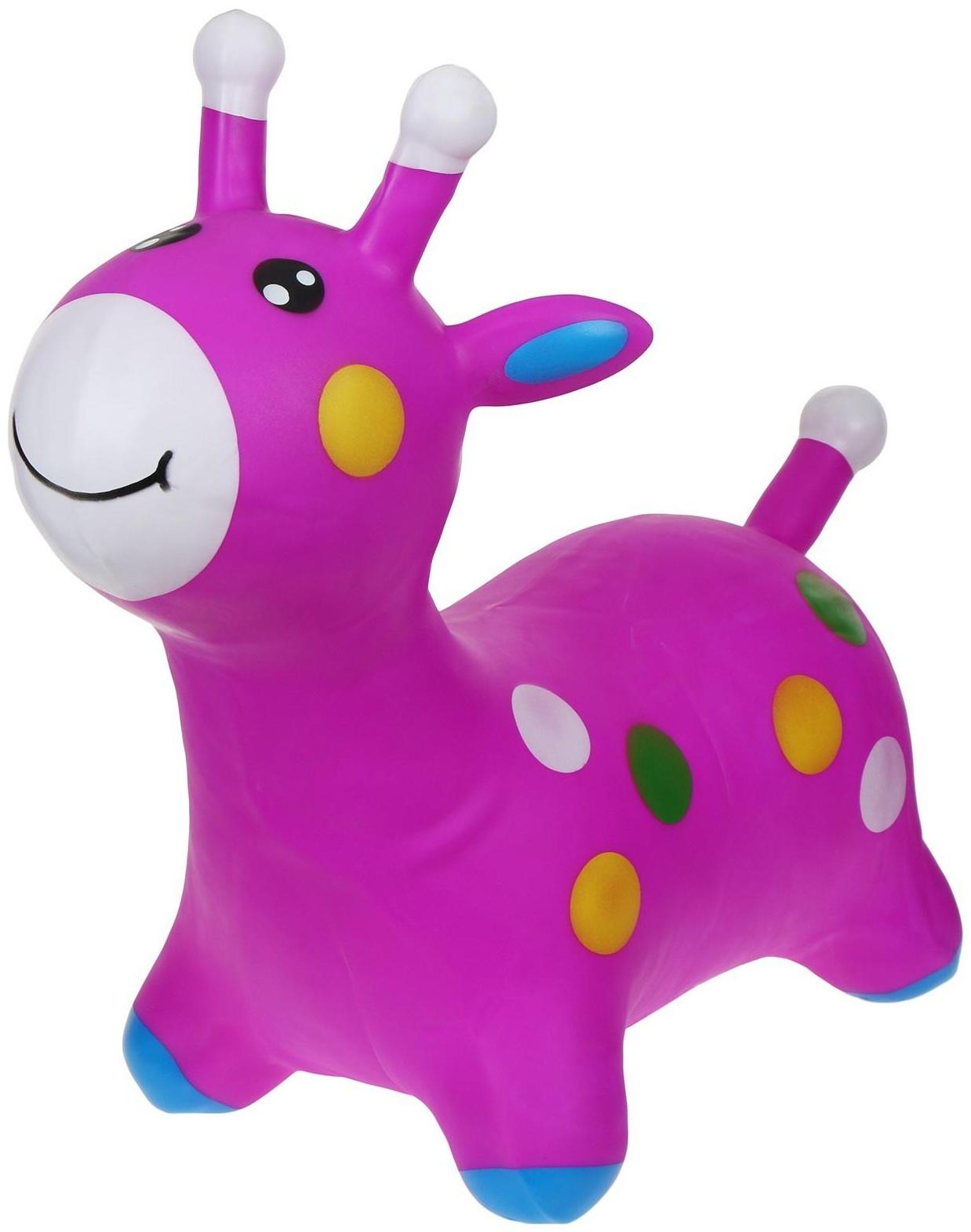 Попрыгун «Жираф», 65 х 26 х 53 см, цвета МИКС