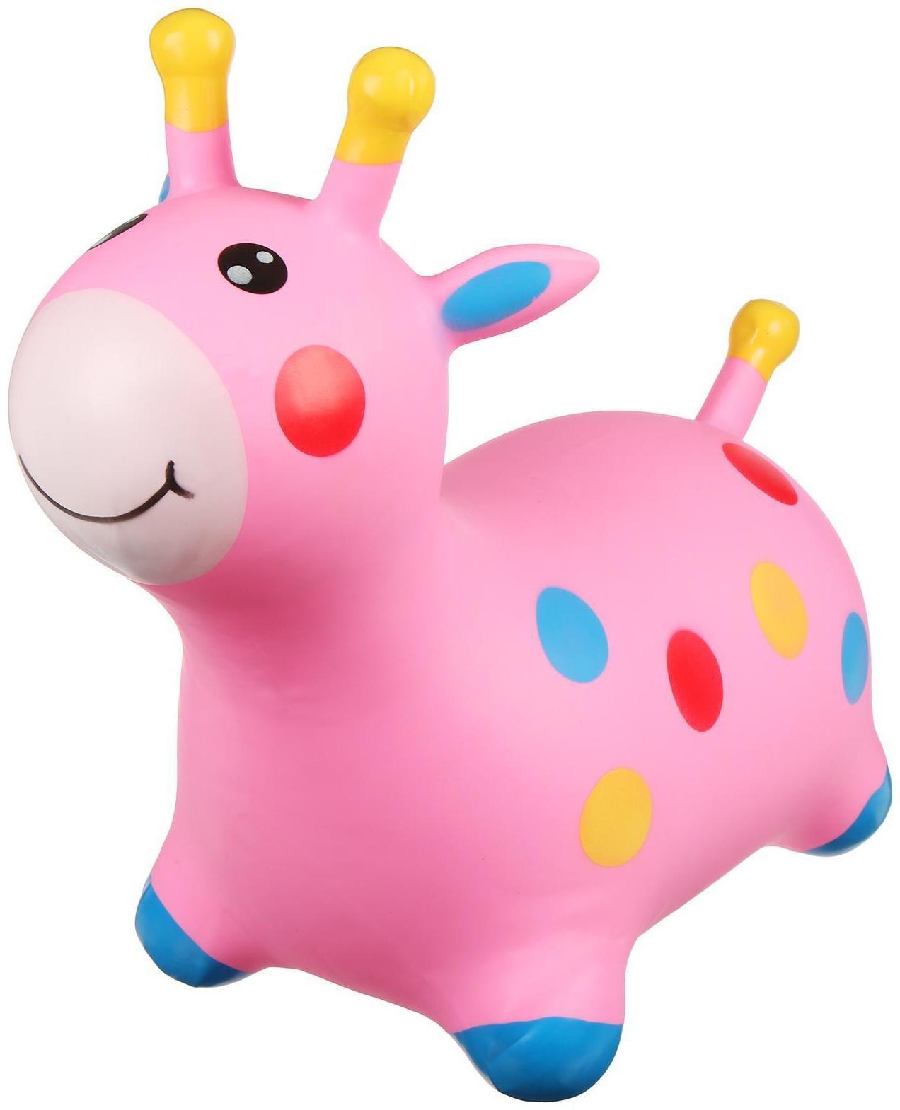 Попрыгун «Жираф», 65 х 26 х 53 см, цвета МИКС