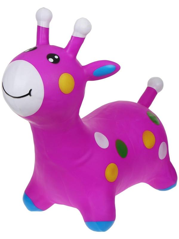 Попрыгун «Жираф», 65 х 26 х 53 см, цвета МИКС