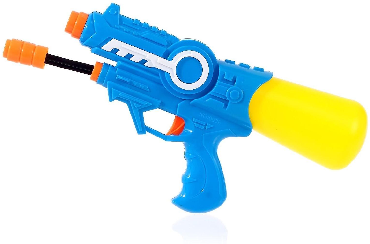 Водный пистолет «Космос», с накачкой, 28 см, цвета МИКС