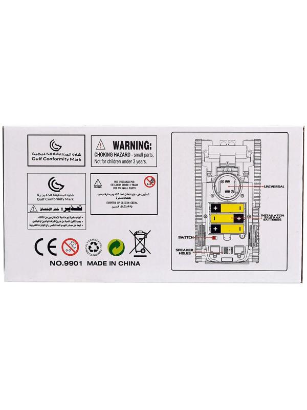 Робот «Танк», трансформируется, световые и звуковые эффекты, работает от батареек