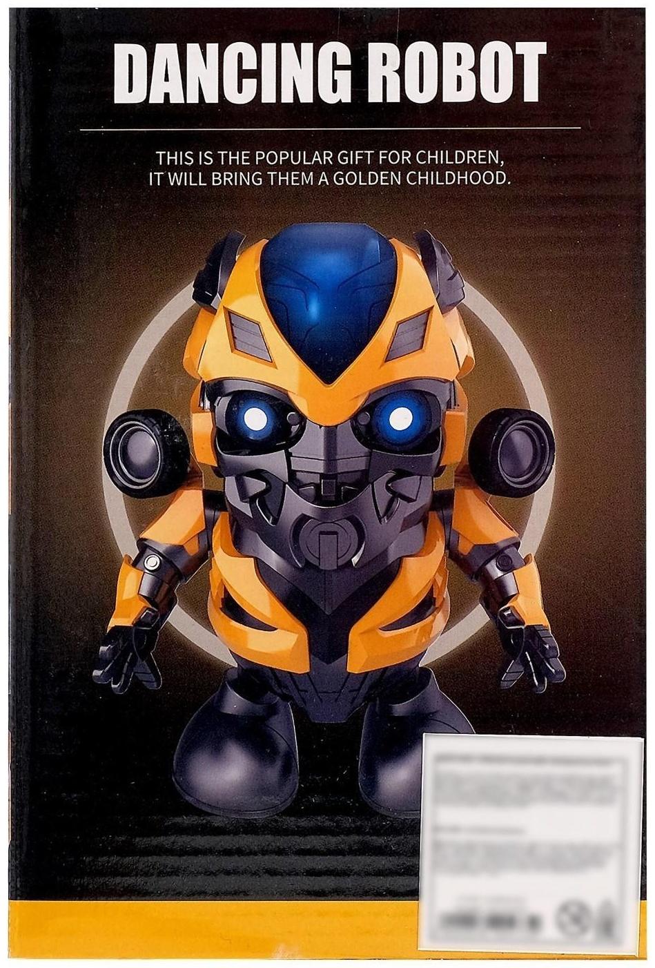 Робот «Танцующий автобот», световые и звуковые эффекты, работает от батареек