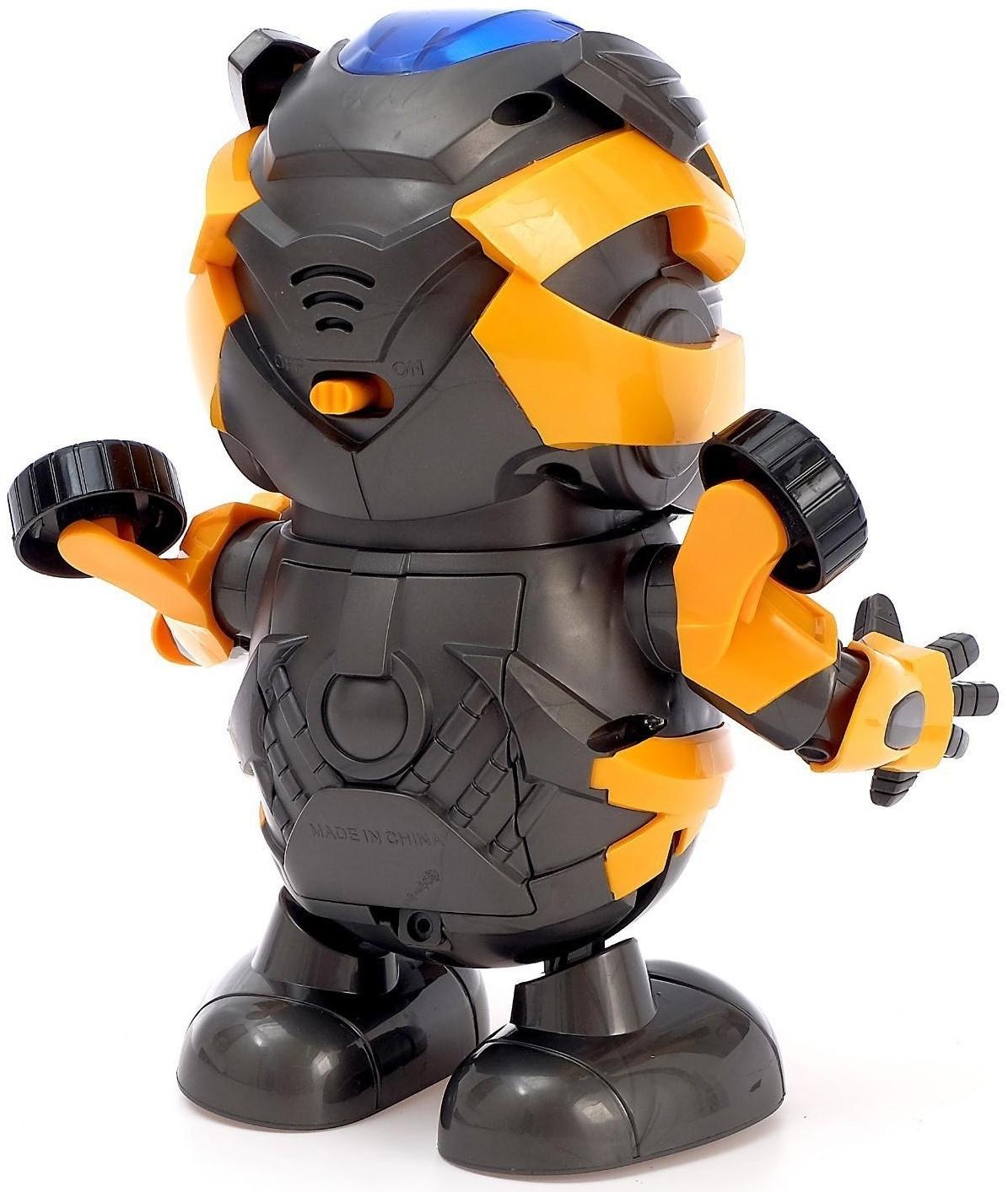 Робот «Танцующий автобот», световые и звуковые эффекты, работает от батареек