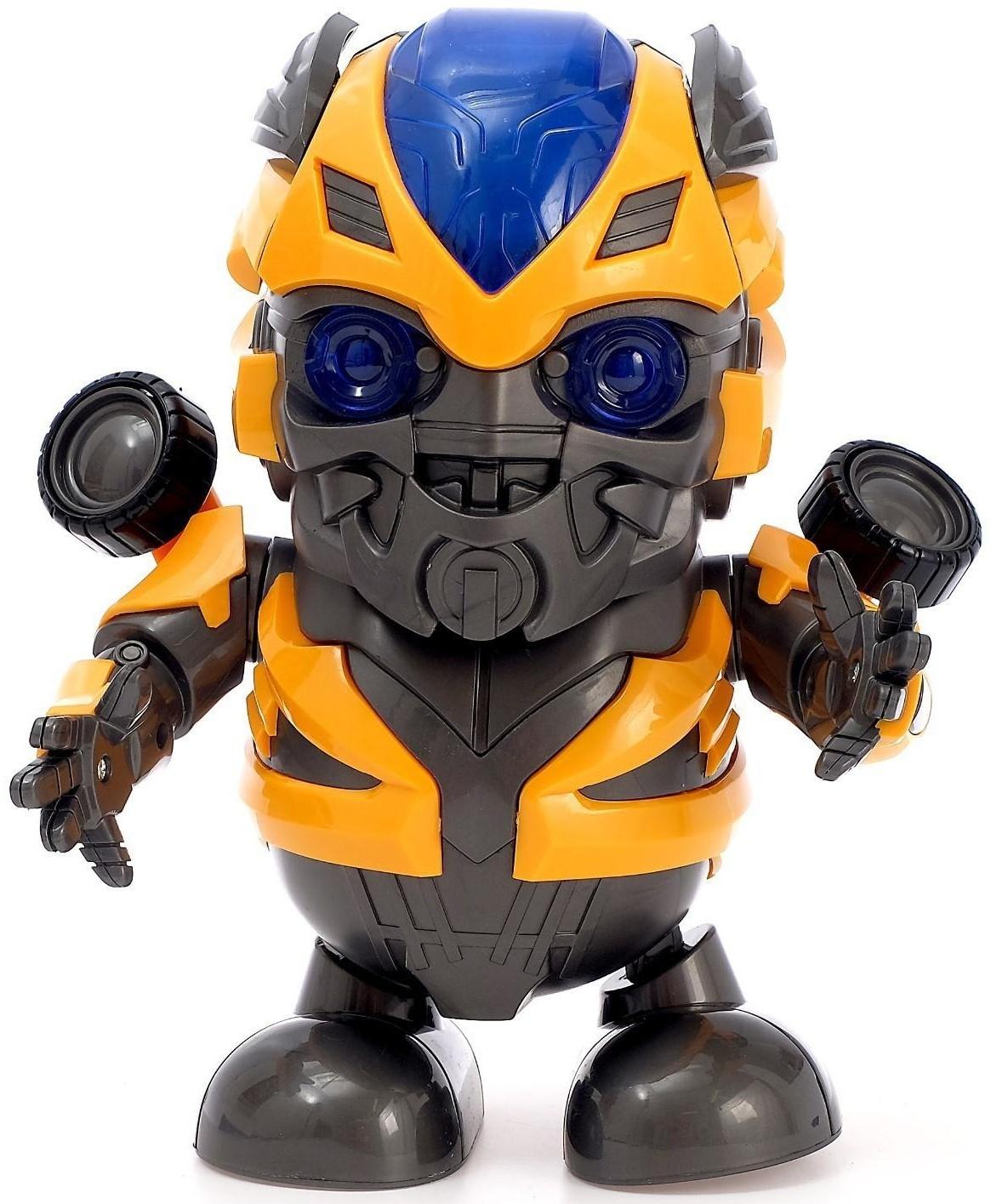 Робот «Танцующий автобот», световые и звуковые эффекты, работает от батареек