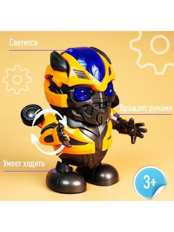 Робот «Танцующий автобот», световые и звуковые эффекты, работает от батареек