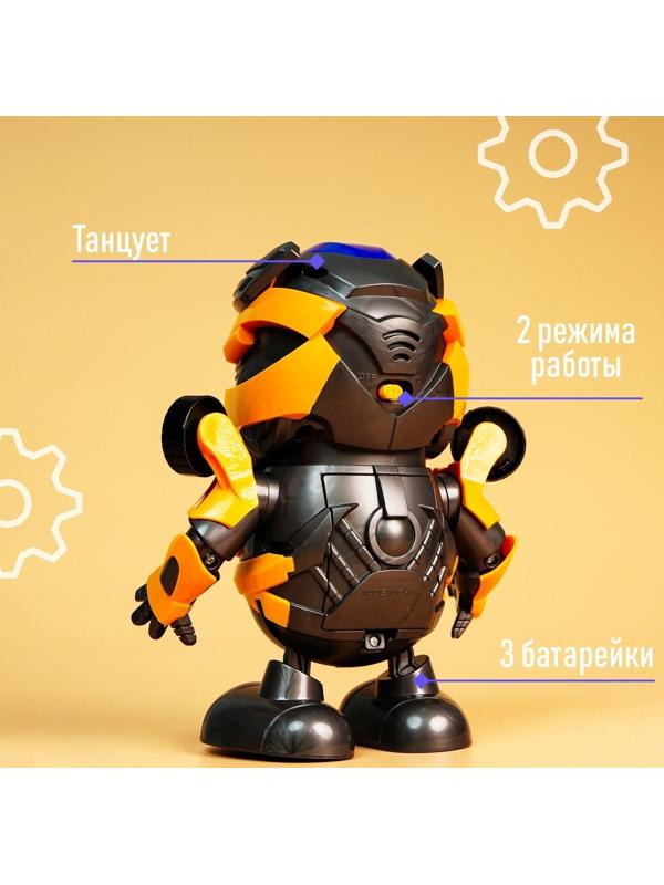Робот «Танцующий автобот», световые и звуковые эффекты, работает от батареек