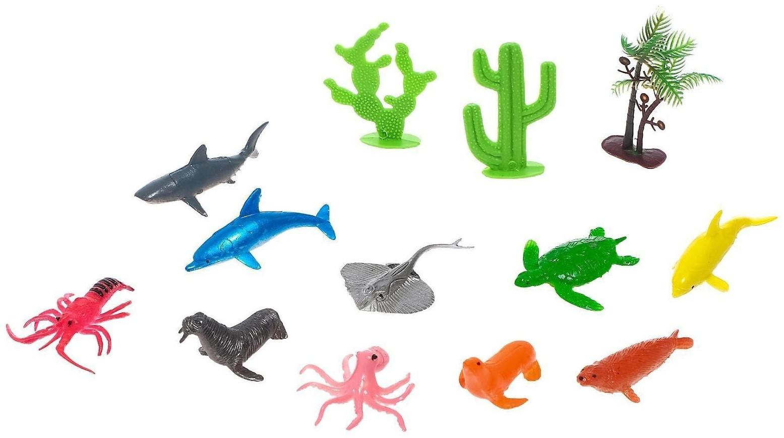 Развивающий набор с карточками «Водные животные», по методике Домана