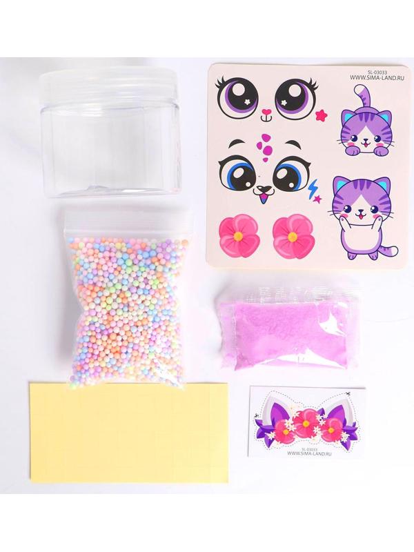 Слайм своими руками «Милая кисуля»