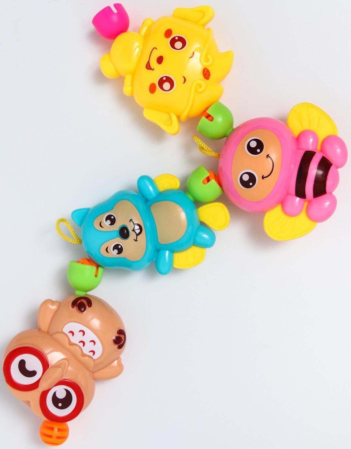 Набор погремушек «Давай играть», 4 игрушек