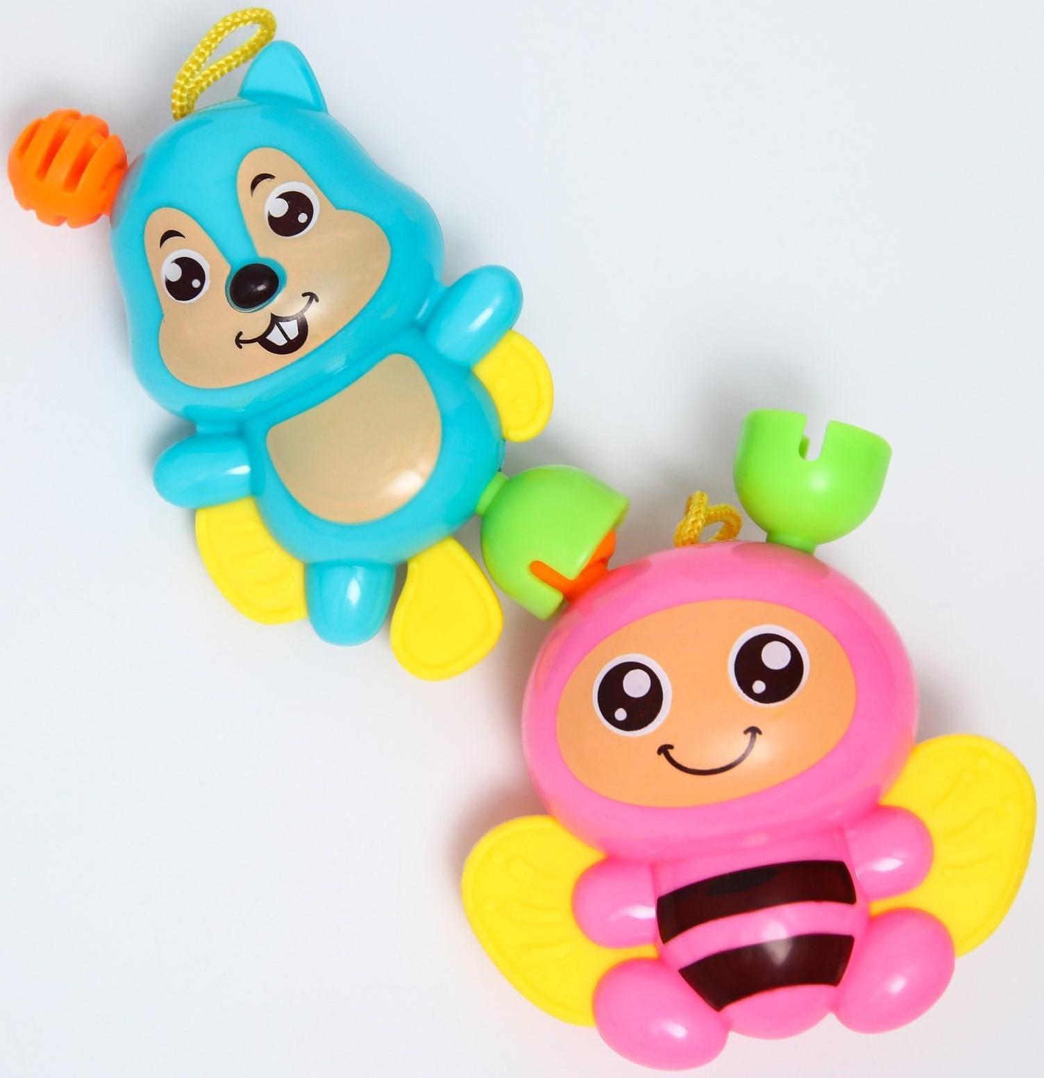 Набор погремушек «Давай играть», 4 игрушек