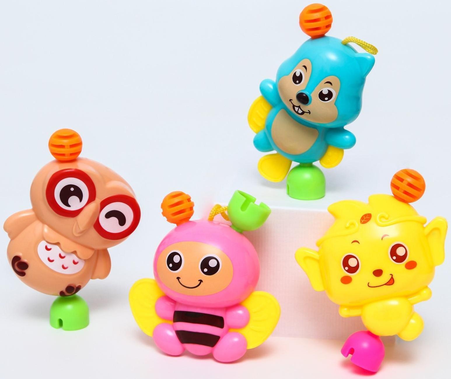 Набор погремушек «Давай играть», 4 игрушек