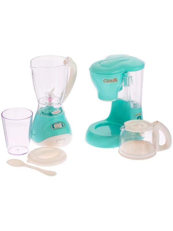 Набор бытовой техники «Для кухни», блендер, кофеварка, со световыми и звуковыми эффектами