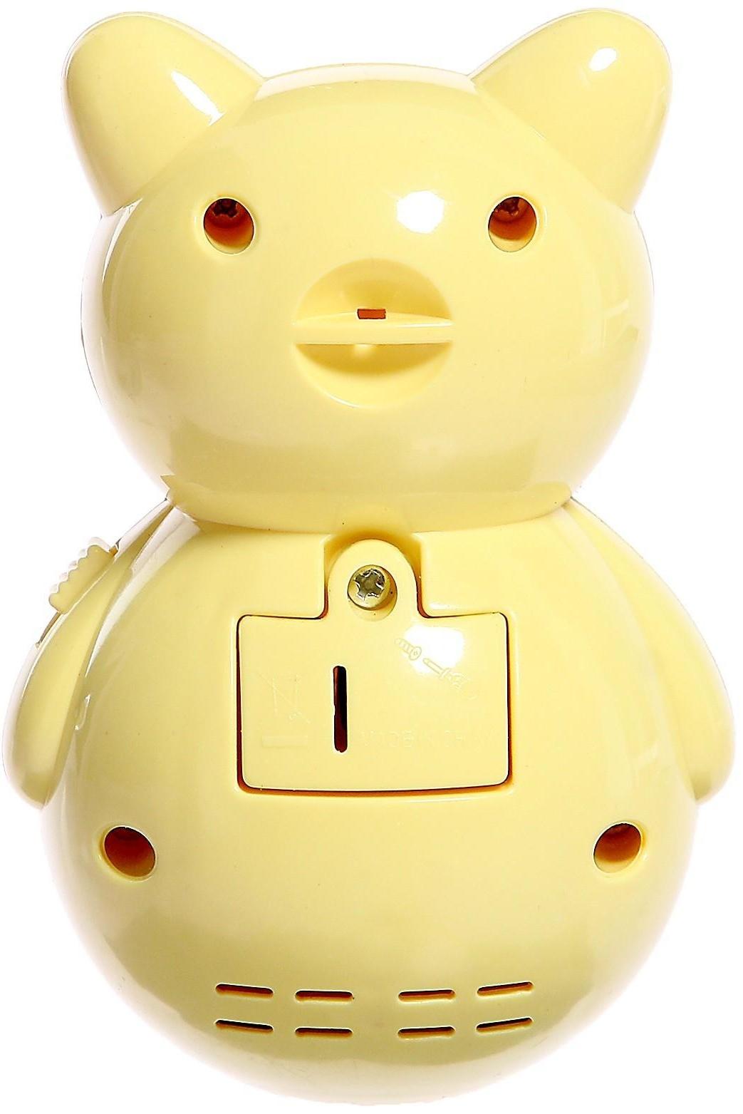 Музыкальная неваляшка «Весёлый малыш», цвет жёлый