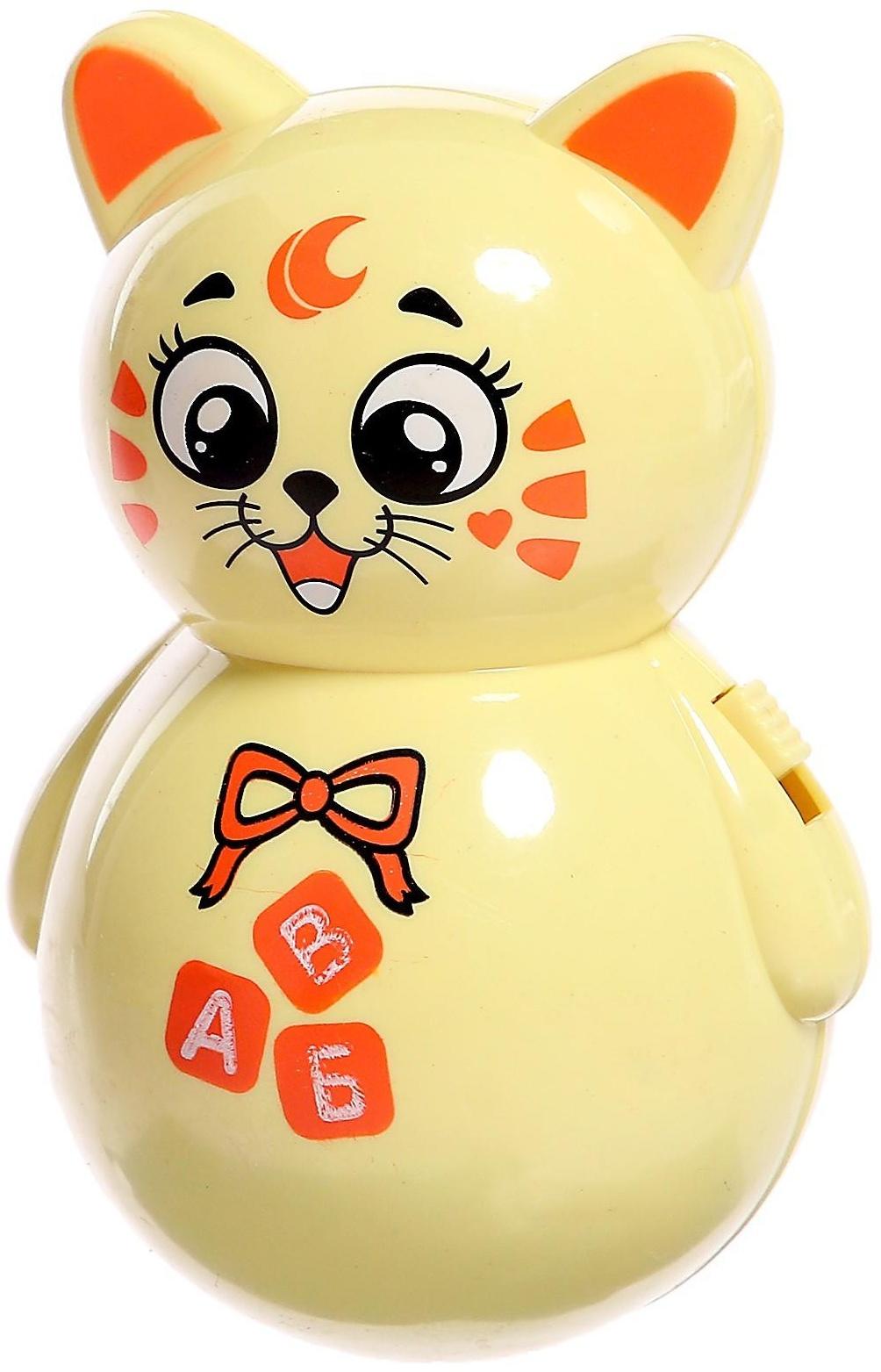 Музыкальная неваляшка «Весёлый малыш», цвет жёлый