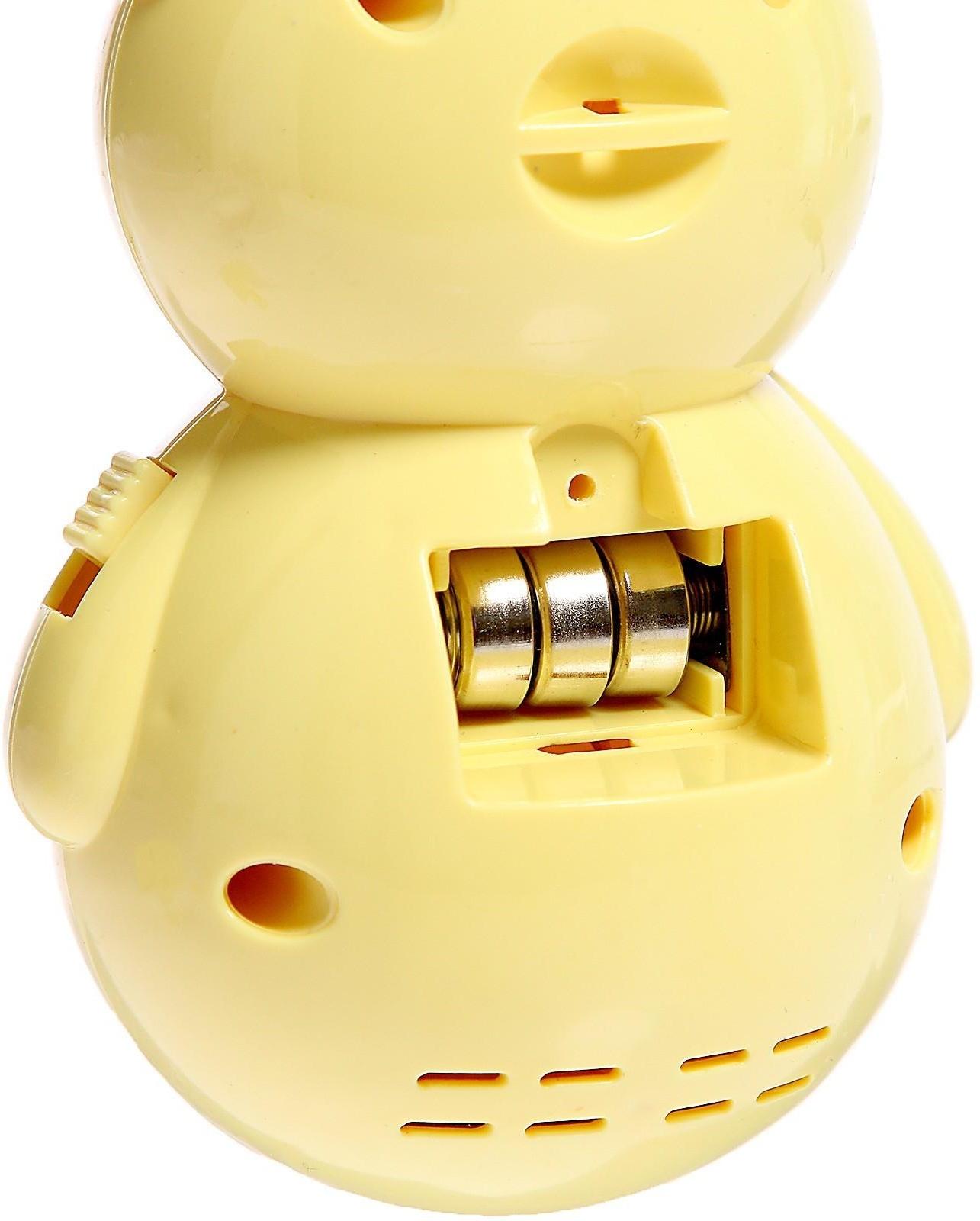 Музыкальная неваляшка «Весёлый малыш», цвет жёлый