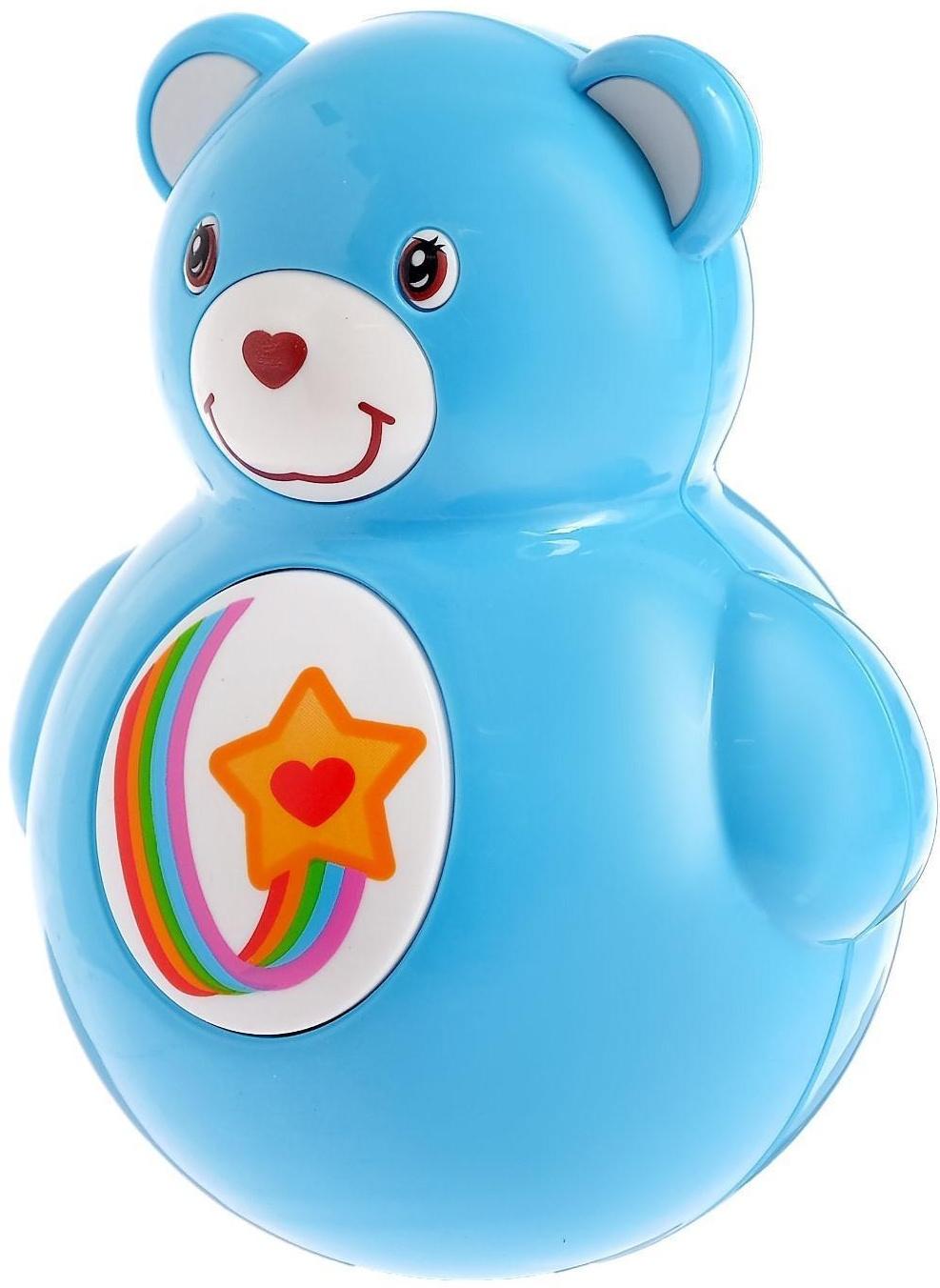 Неваляшка-пищалка «Радужный мишка», МИКС