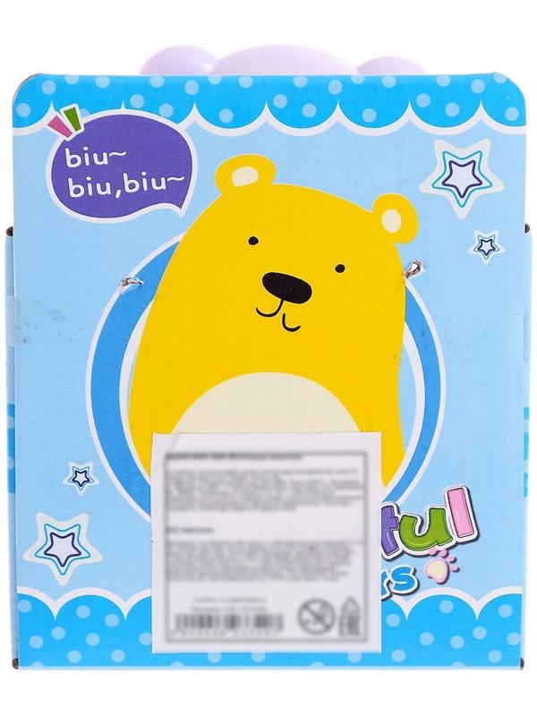 Неваляшка-пищалка «Радужный мишка», МИКС