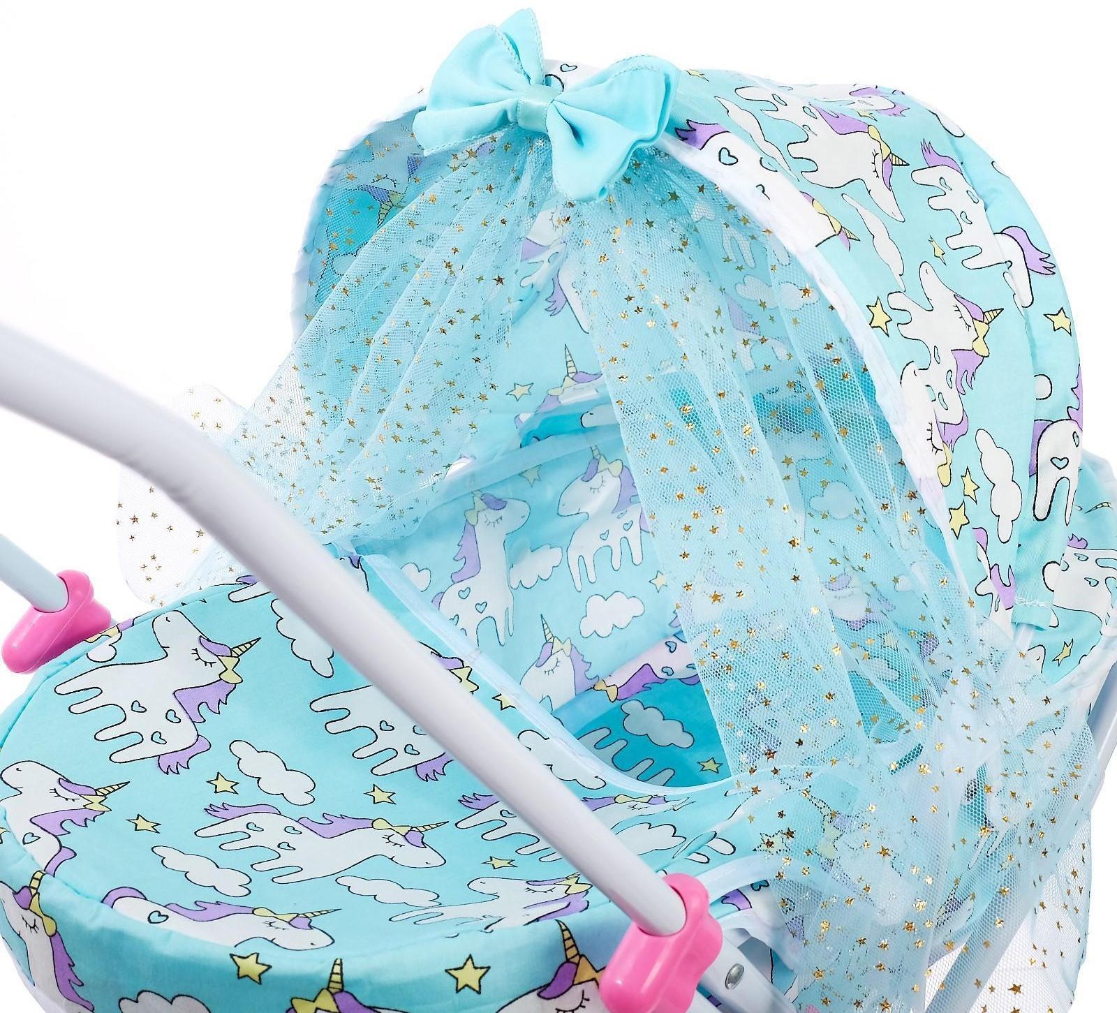 Коляска для кукол, универсальная, с металлическим каркасом