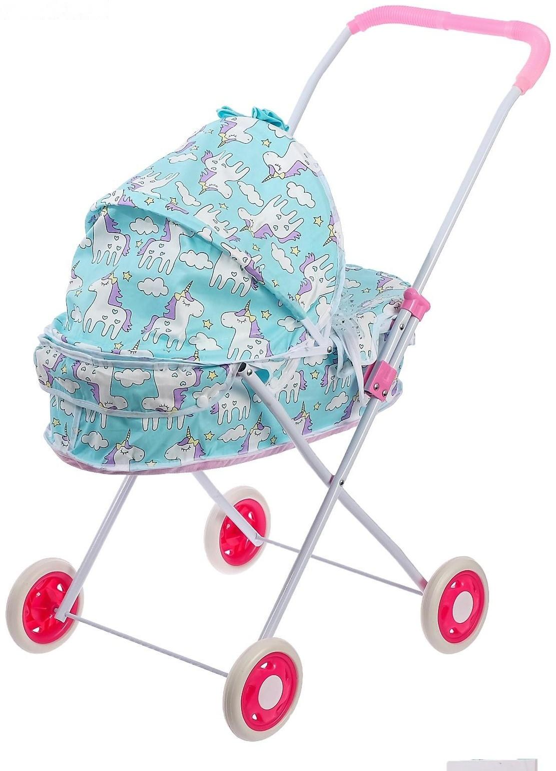 Коляска для кукол, универсальная, с металлическим каркасом