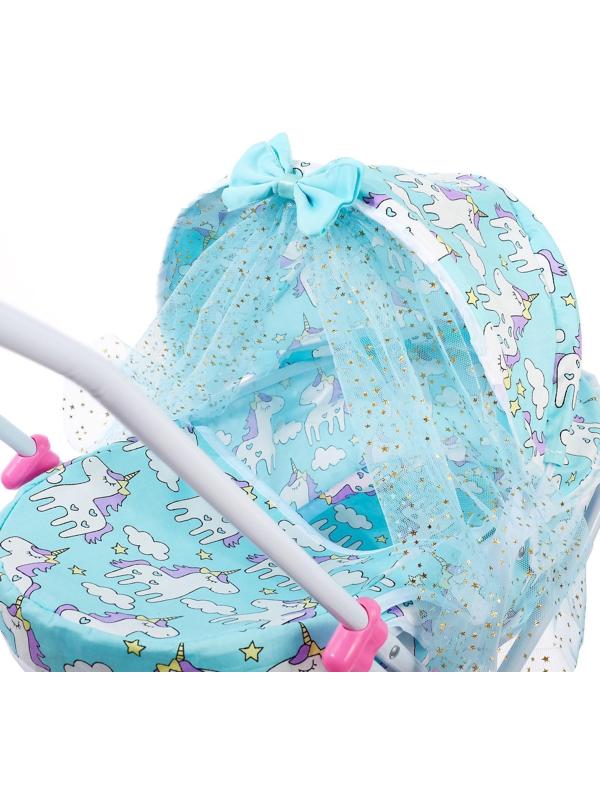 Коляска для кукол, универсальная, с металлическим каркасом