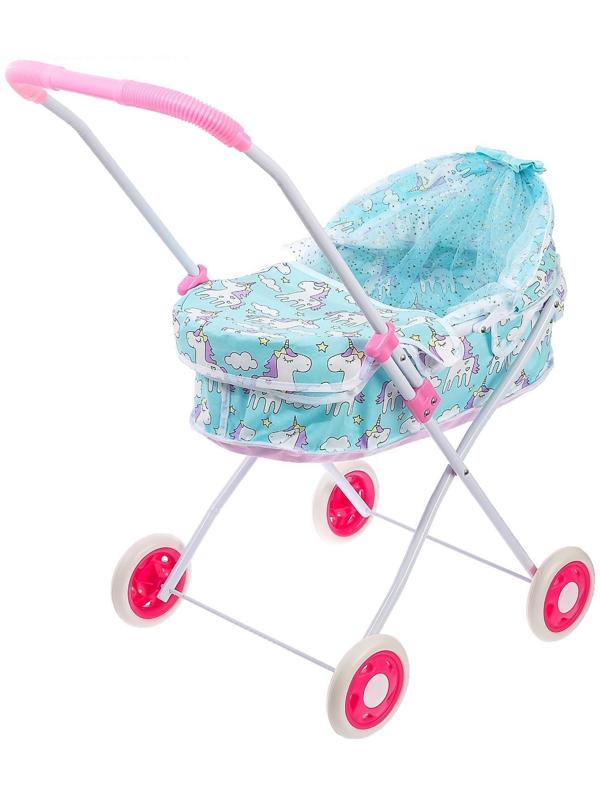 Коляска для кукол, универсальная, с металлическим каркасом