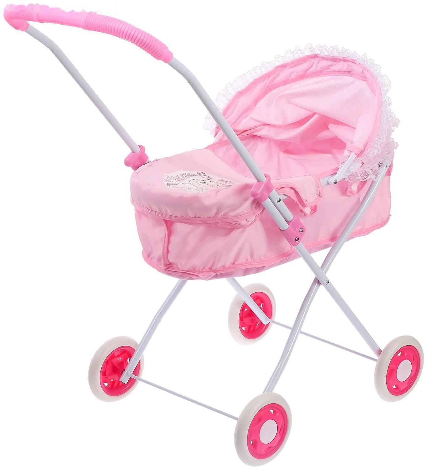 Коляска для кукол, универсальная, с металлическим каркасом