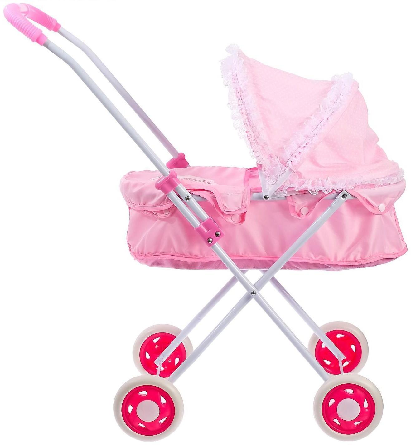Коляска для кукол, универсальная, с металлическим каркасом
