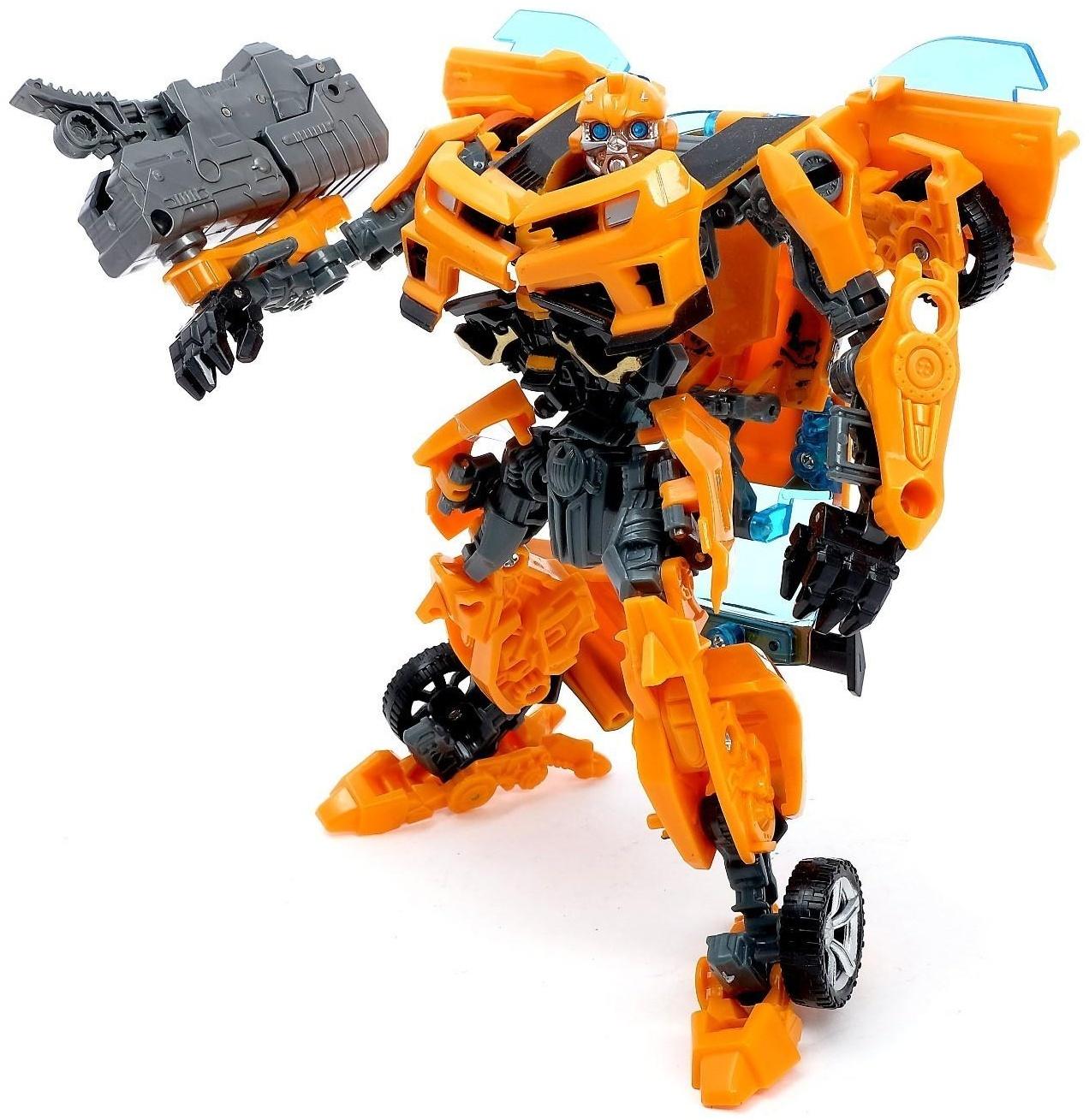 Робот «Автобот», трансформируется, с оружием, цвет оранжевый