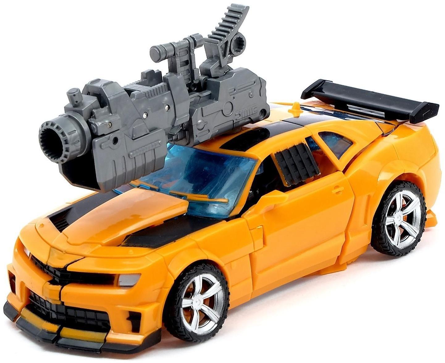 Робот «Автобот», трансформируется, с оружием, цвет оранжевый