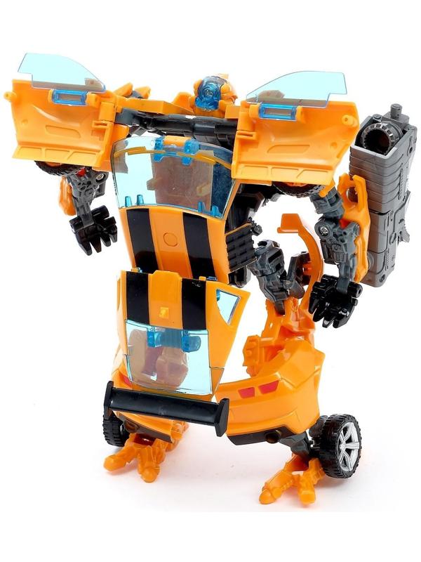 Робот «Автобот», трансформируется, с оружием, цвет оранжевый