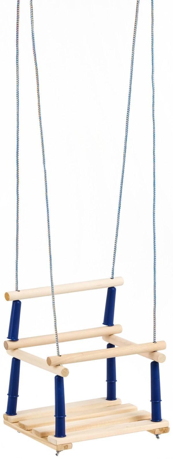 Качели подвесные, деревянные, сиденье 33×22см, МИКС