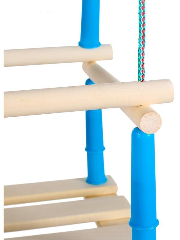 Качели подвесные, деревянные, сиденье 33×22см, МИКС