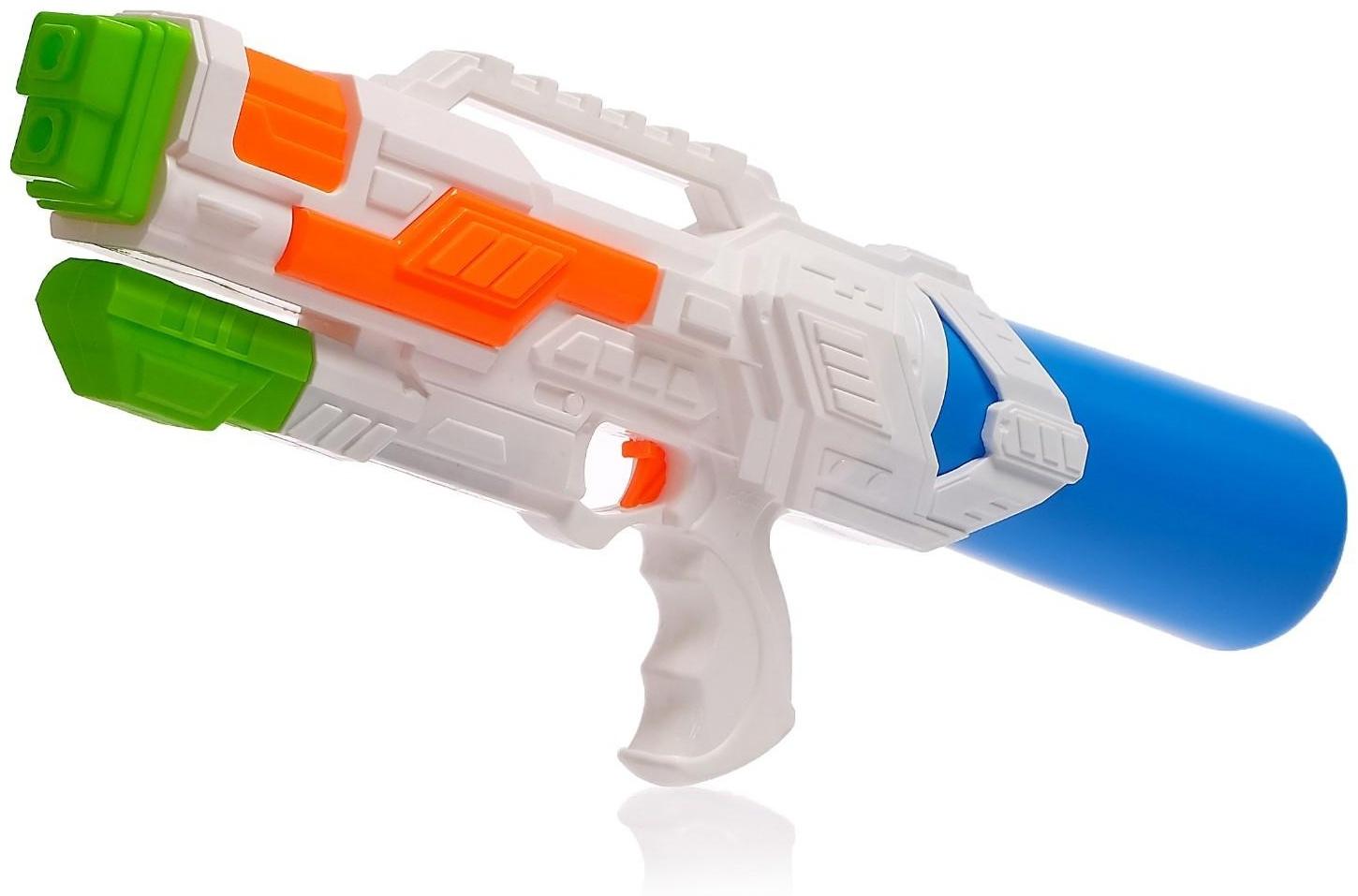 Водный пистолет «Рейнджер», с накачкой, 60 см, цвета МИКС, уценка (скол на ручке)