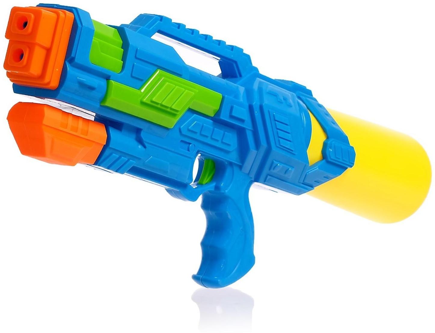 Водный пистолет «Рейнджер», с накачкой, 60 см, цвета МИКС, уценка (скол на ручке)