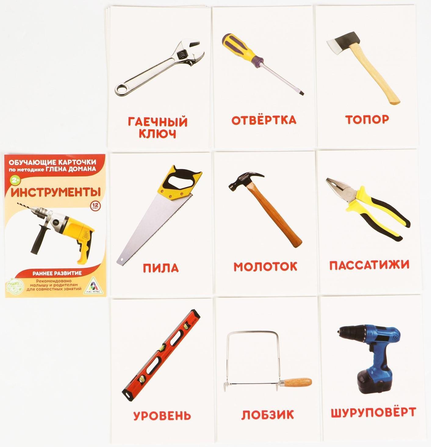 Обучающие карточки по методике Г. Домана «Расширяем кругозор», 10 штук, А6, 2+