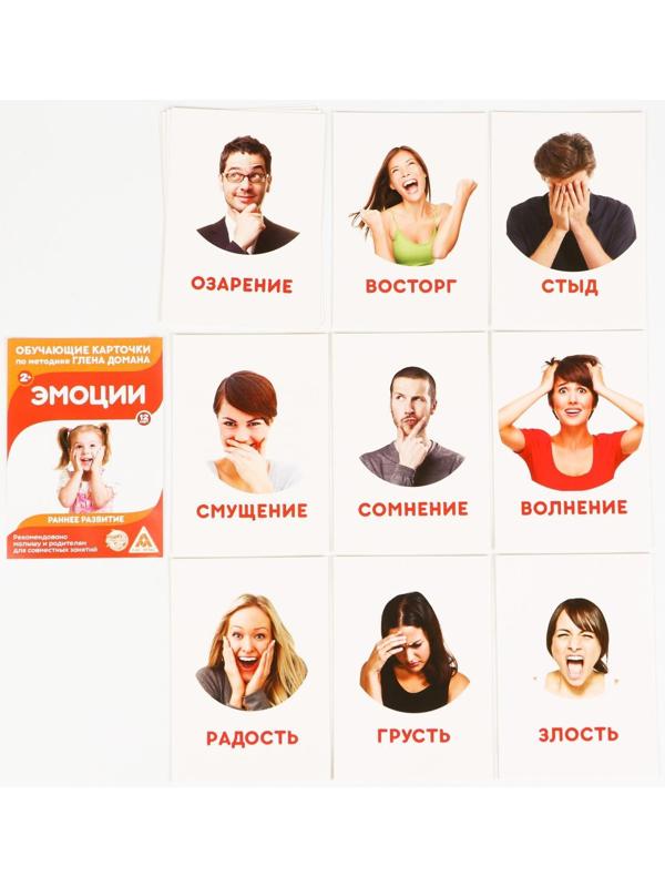 Обучающие карточки по методике Г. Домана «Расширяем кругозор», 10 штук, А6, 2+